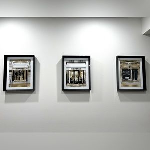 Hermes, Chanel and LV storefronts